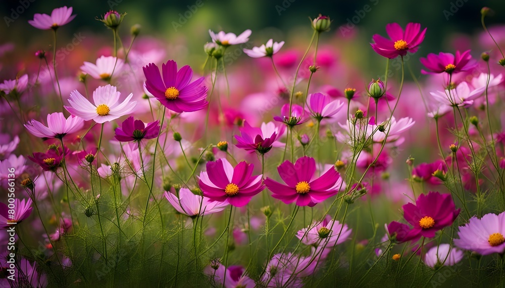 Beautiful spring summer bright natural background with colorful cosmos flowers close up, stock photos, stock imagesm 4k wallpapers, desktop wallpapers	