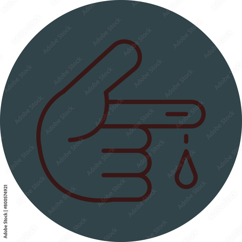 Diabetes Grey Red Line Circle Icon Line Circle Icon Diabetes Grey Red Line Circle Icon Line Circle Icon