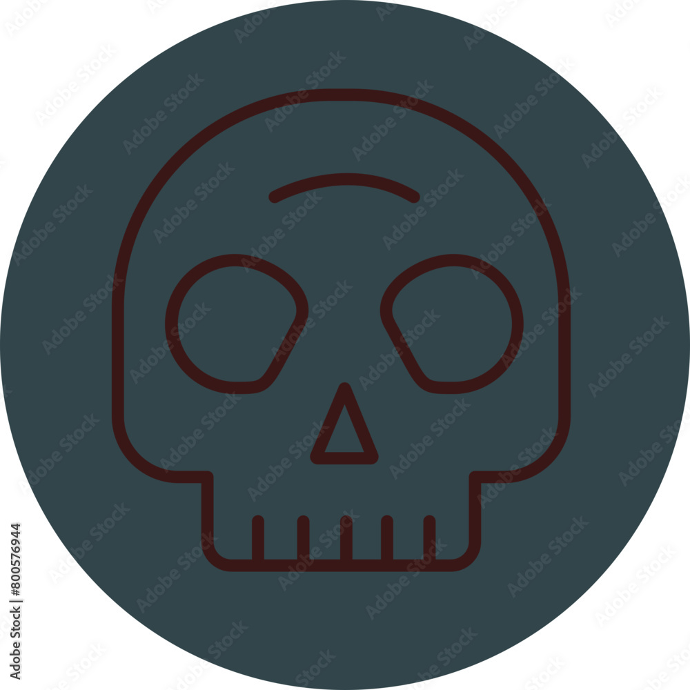 Horror Grey Red Line Circle Icon Line Circle Icon Horror Grey Red Line Circle Icon Line Circle Icon