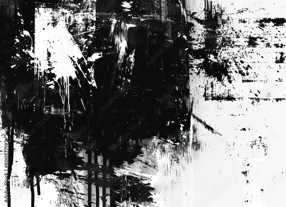 black and white grunge background, distressed paint with nice textures

