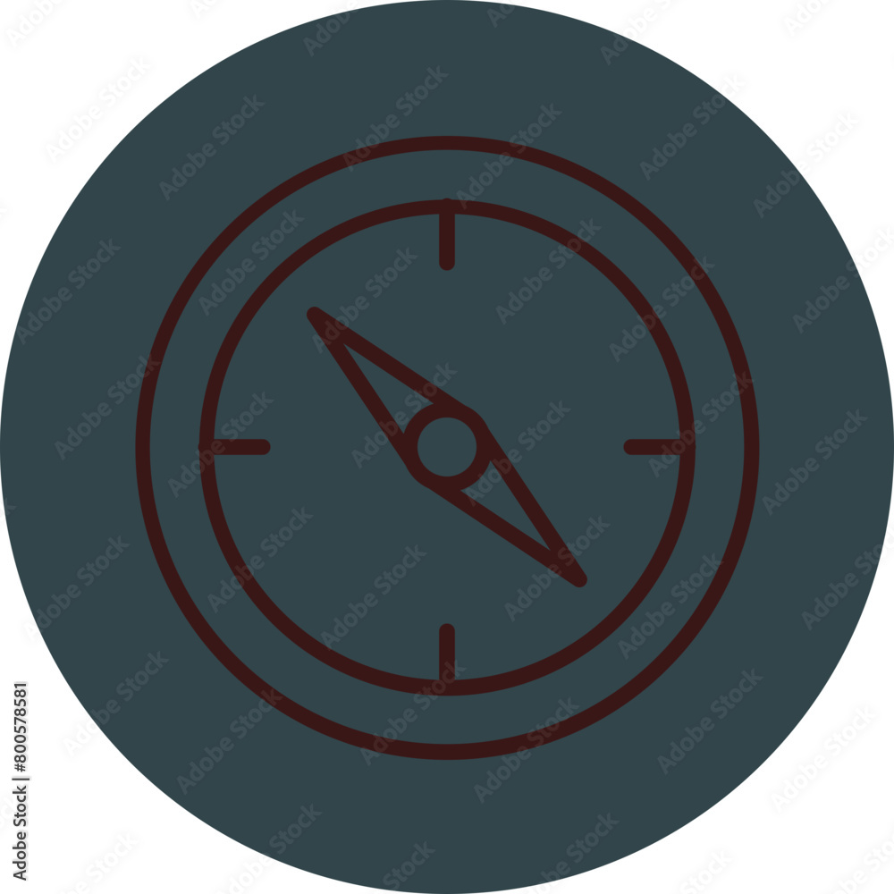 Compass Grey Red Line Circle Icon Line Circle Icon Compass Grey Red Line Circle Icon Line Circle Icon