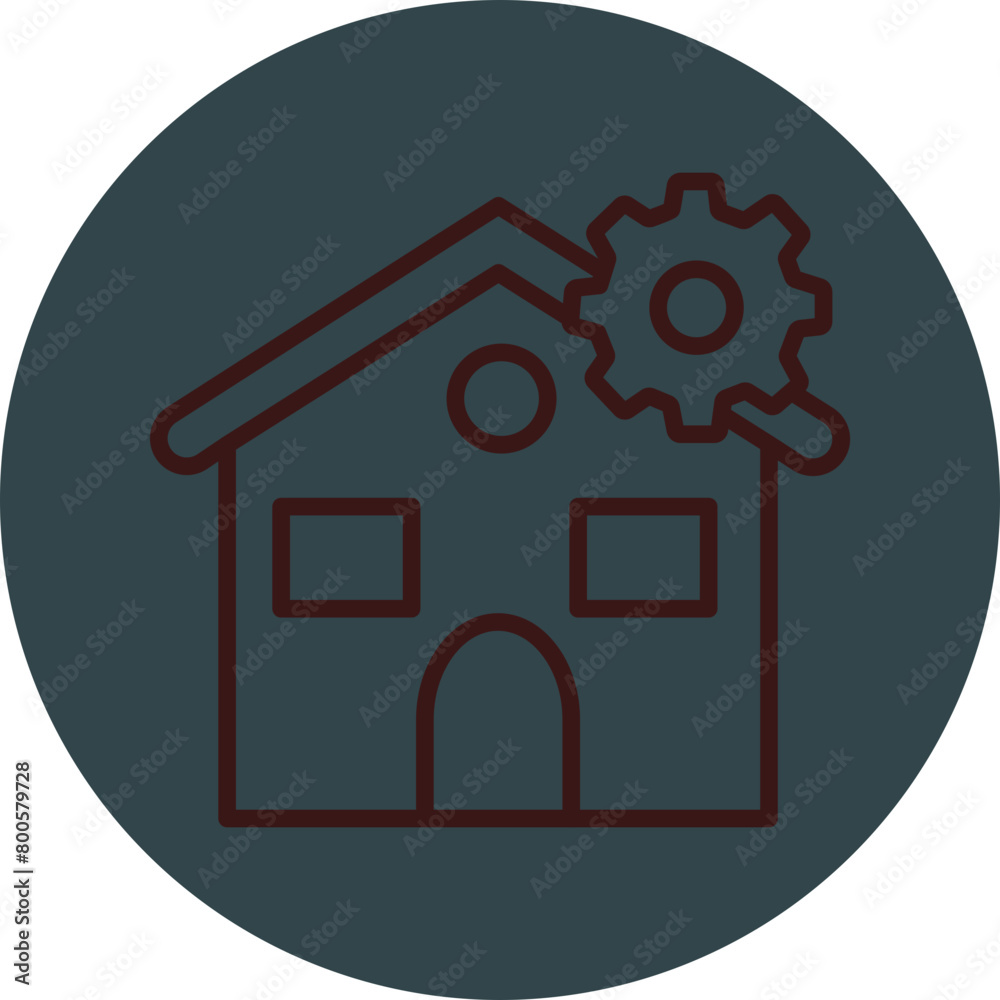 Home Grey Red Line Circle Icon Line Circle Icon Home Grey Red Line Circle Icon Line Circle Icon