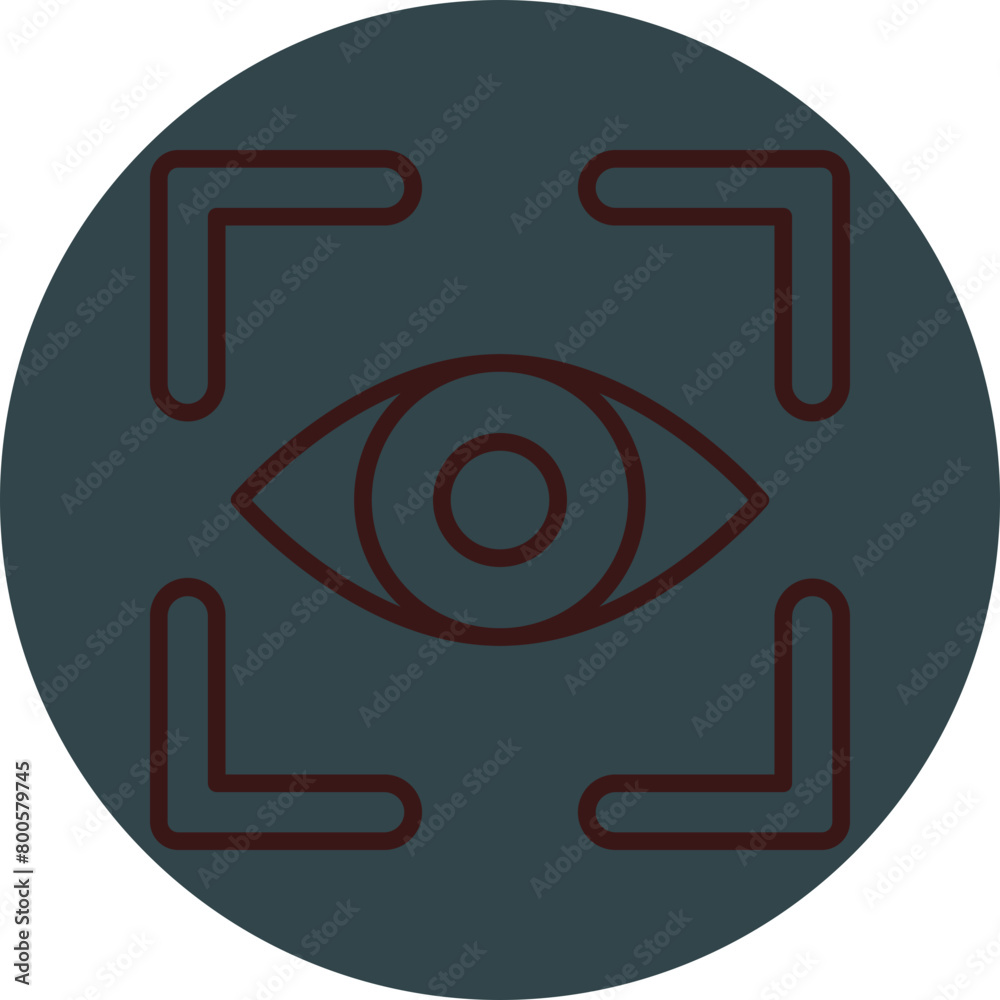 Eye Tracking Grey Red Line Circle Icon Line Circle Icon Eye Tracking Grey Red Line Circle Icon Line Circle Icon