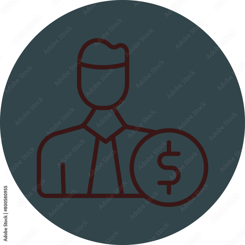 Investors Grey Red Line Circle Icon Line Circle Icon Investors Grey Red Line Circle Icon Line Circle Icon
