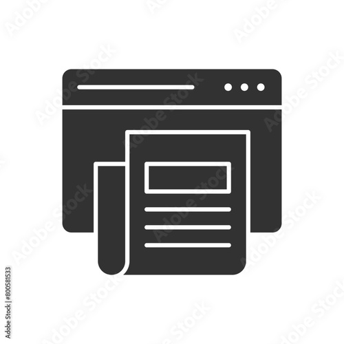 Online News Icon