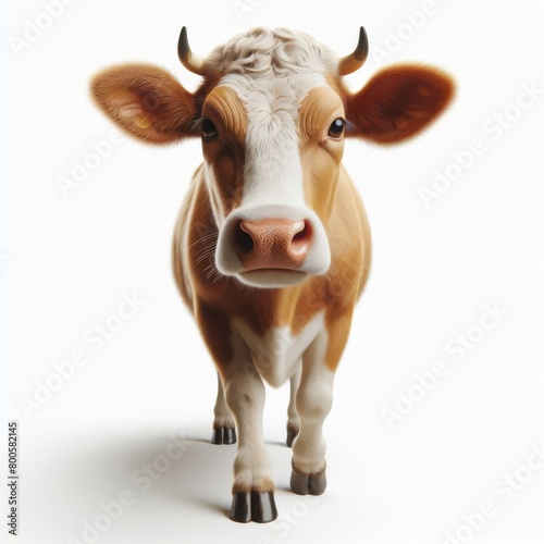 cow isolated on white © Садыг Сеид-заде