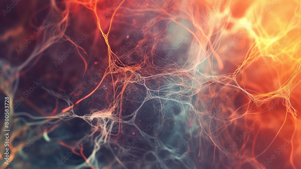 neurons artistic illustration wallpaper, nice depth and colors
neurons artistic illustration wallpaper, nice depth and colors