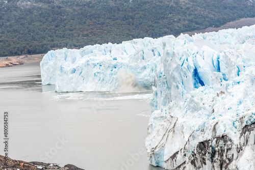 Panoramic view of Perito Moreno Glacier near El Calafate, Argentina