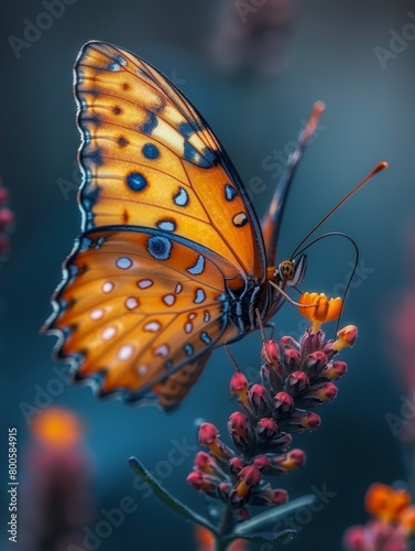 There is a butterfly that is sitting on a flower  © khadija