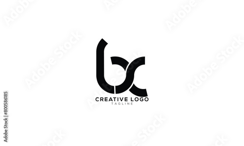 BX Abstract initial monogram letter alphabet logo design