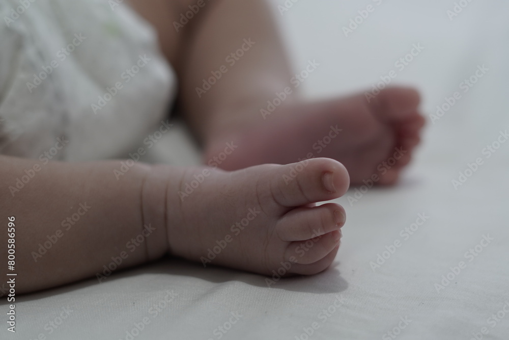 Cute baby foot