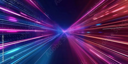 wallpaper with light lines and effects background 