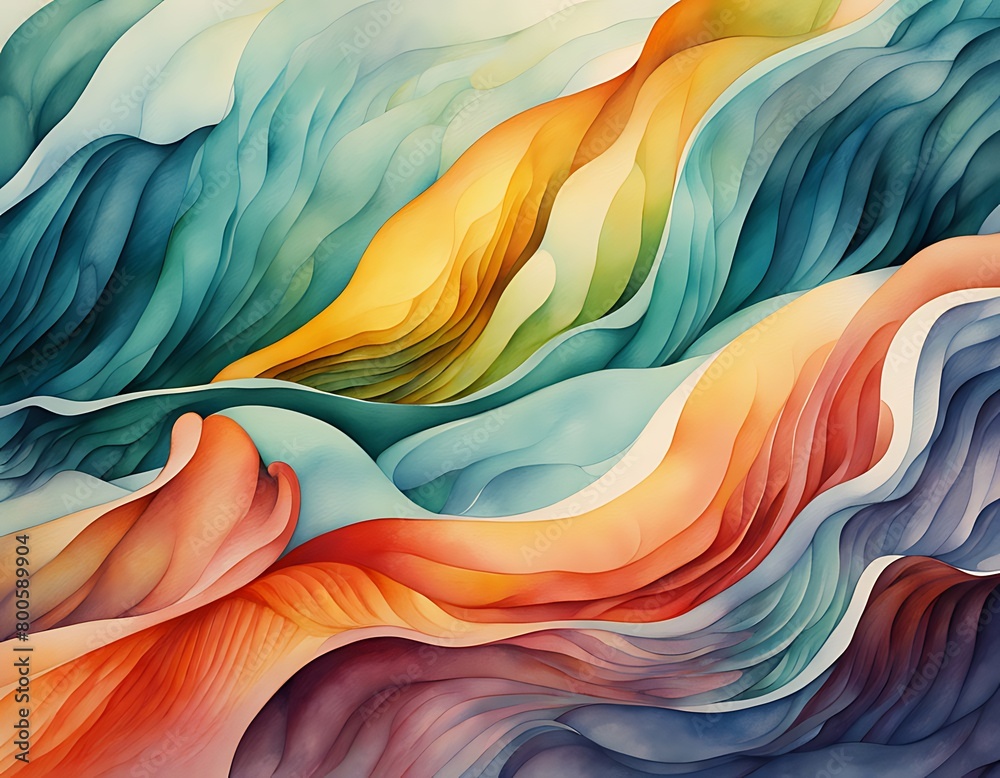 abstract colorful background with waves abstract colorful background with waves