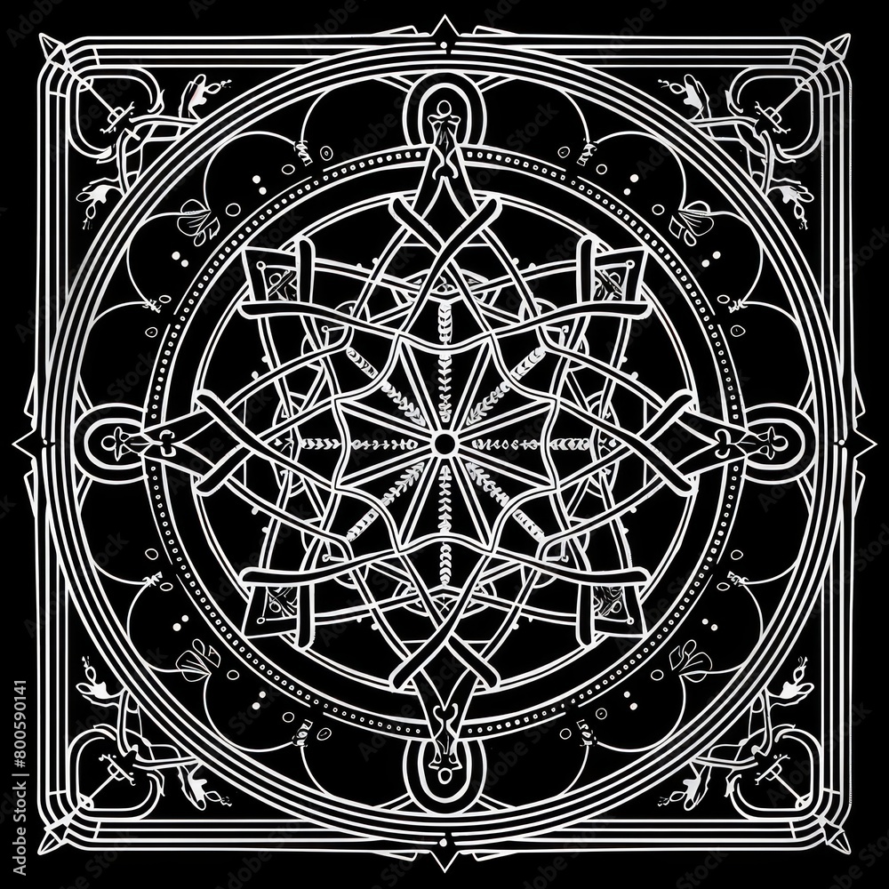 sigil symbol with circular geometrical structure, very artistic and clean sigil symbol with circular geometrical structure, very artistic and clean