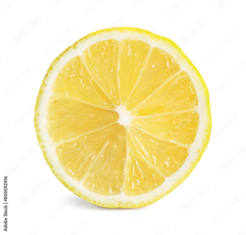 Lemon slice isolated on white. Citrus fruit Lemon slice isolated on white. Citrus fruit