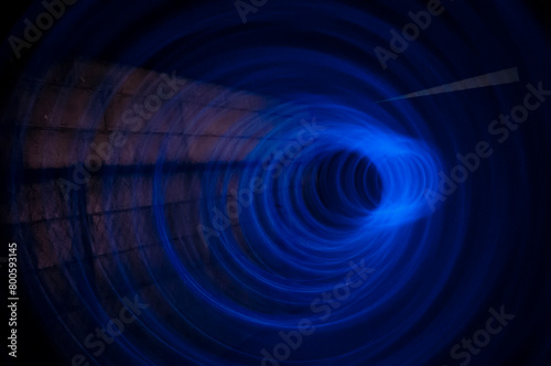 Blue Time Tunnel Vortex