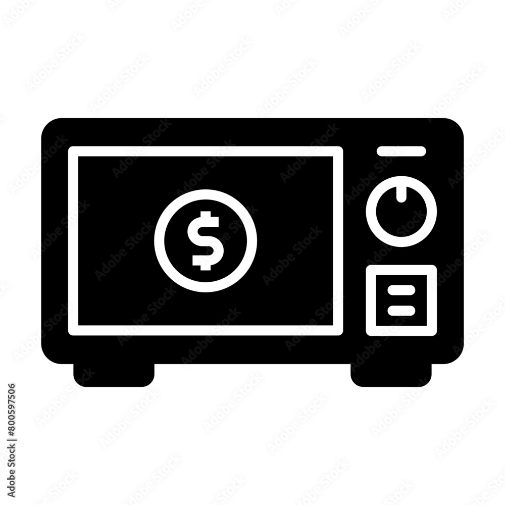 Safebox icon. Icons about banking and finance Safebox icon. Icons about banking and finance