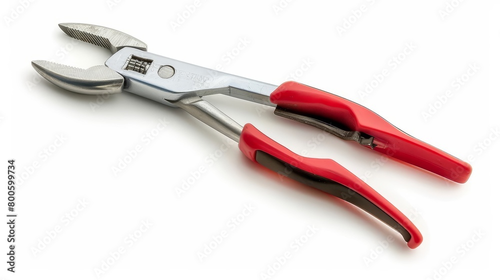 A pair of pliers, versatile and strong, ideal for gripping and bending materials, essential in any toolbox, isolated on white background A pair of pliers, versatile and strong, ideal for gripping and bending materials, essential in any toolbox, isolated on white background