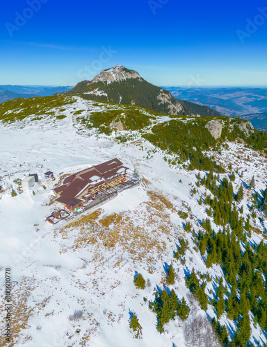 Dochia chalet in Ceahlau mountain, Romania