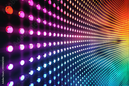 Wallpaper Mural  Colorful abstract Large led projection screens background Torontodigital.ca