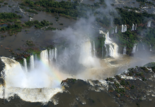 Iguazu Falls View From Above On Brazilian Side