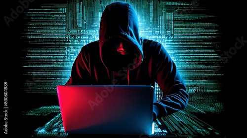 person hacking a computer, hacker