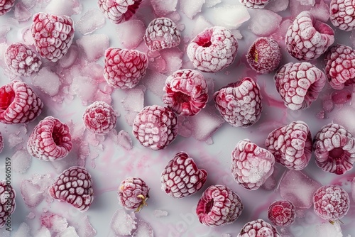 Frozen raspberries Collection