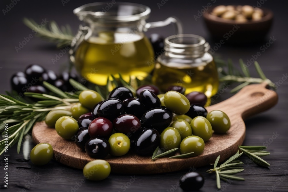 'a set olives olive oil rosemary green black wooden background free space text food isolated white ingredient vegetable glasses healthy bottle yellow cookery cooking organic natural view top' 'a set olives olive oil rosemary green black wooden background free space text food isolated white ingredient vegetable glasses healthy bottle yellow cookery cooking organic natural view top'
