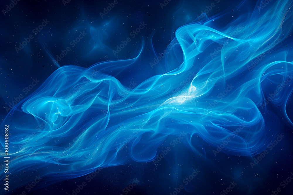 Abstract dynamic wave background. Waves, space, smoke Abstract dynamic wave background. Waves, space, smoke