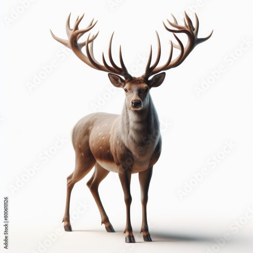 deer isolated on white © Садыг Сеид-заде