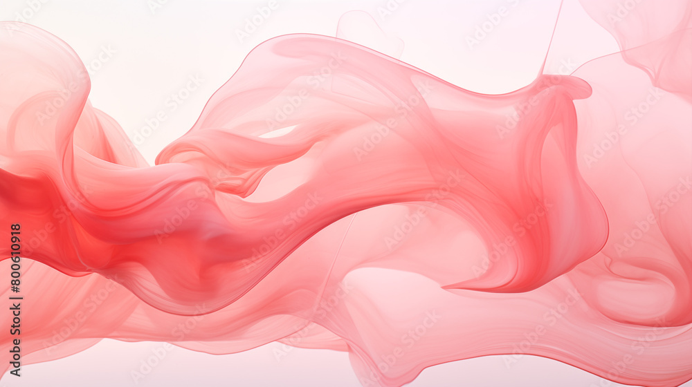 Fototapeta premium Soft Pink Fluid Art Patterns on Canvas