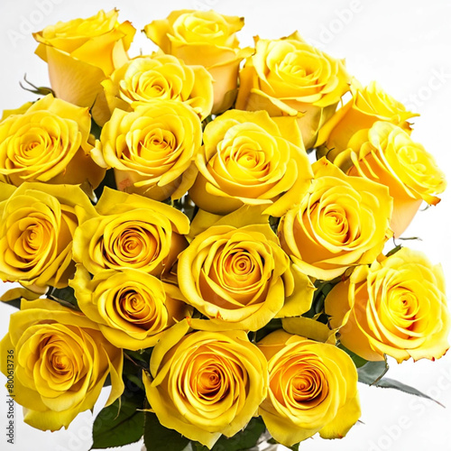 bouquet of yellow roses