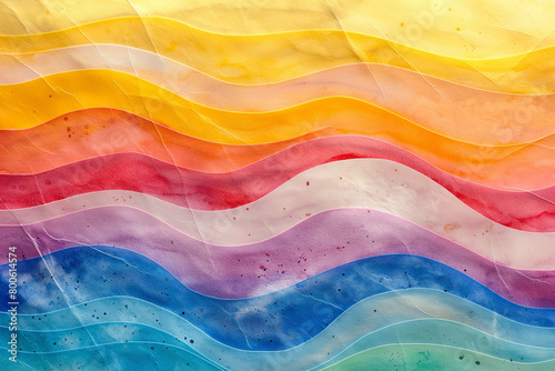 Water Color Background Wavy Spiral Bright Colors