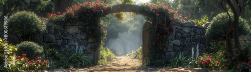 Discover the hidden path beyond the ancient wall, where secrets bloom like flowers in a magical garden of possibility.