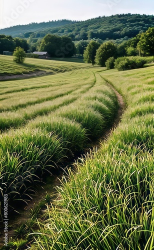 green grass meadow outdoor