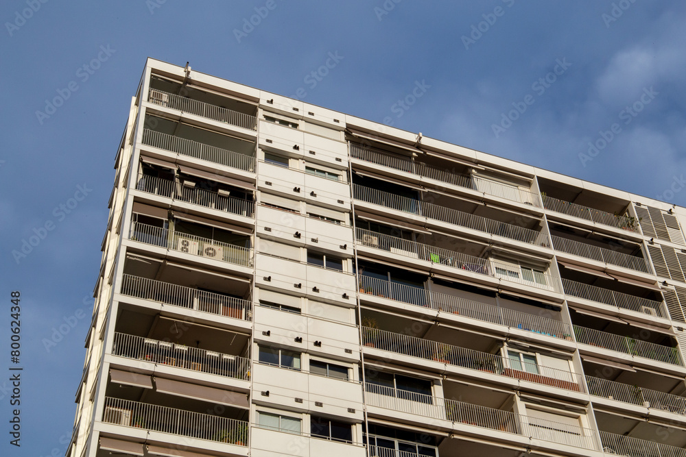 Homes in a city in Spain, around Barcelona. architecture