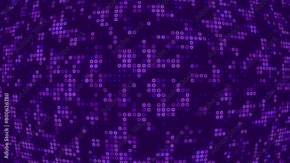 Purple balls and circles background random moving. Seamless graphic motion backdrop. Animation Purple balls and circles background random moving. Seamless graphic motion backdrop. Animation