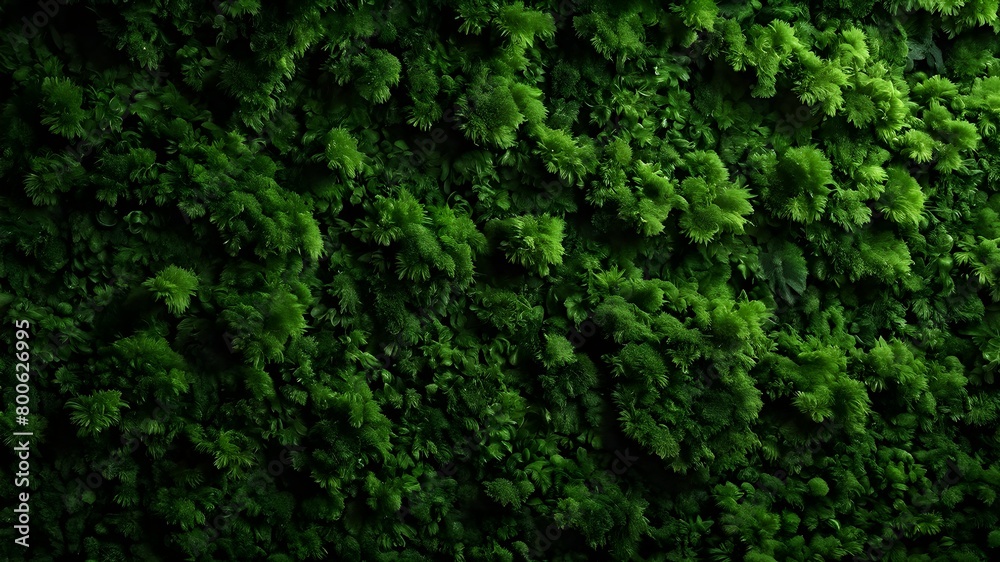 Dark green moss texture Dark green moss texture
