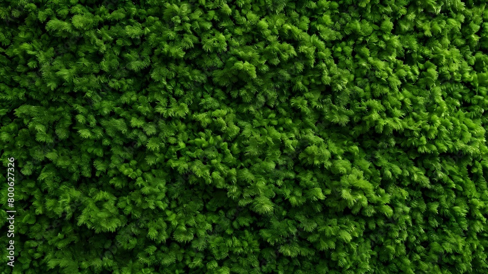 Dark green moss texture