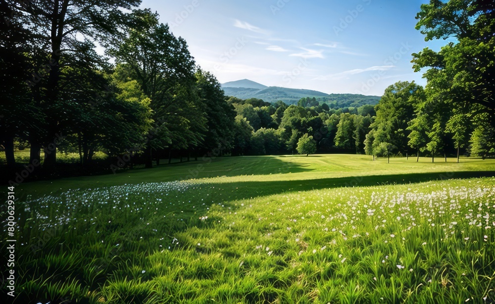 green grass meadow outdoor