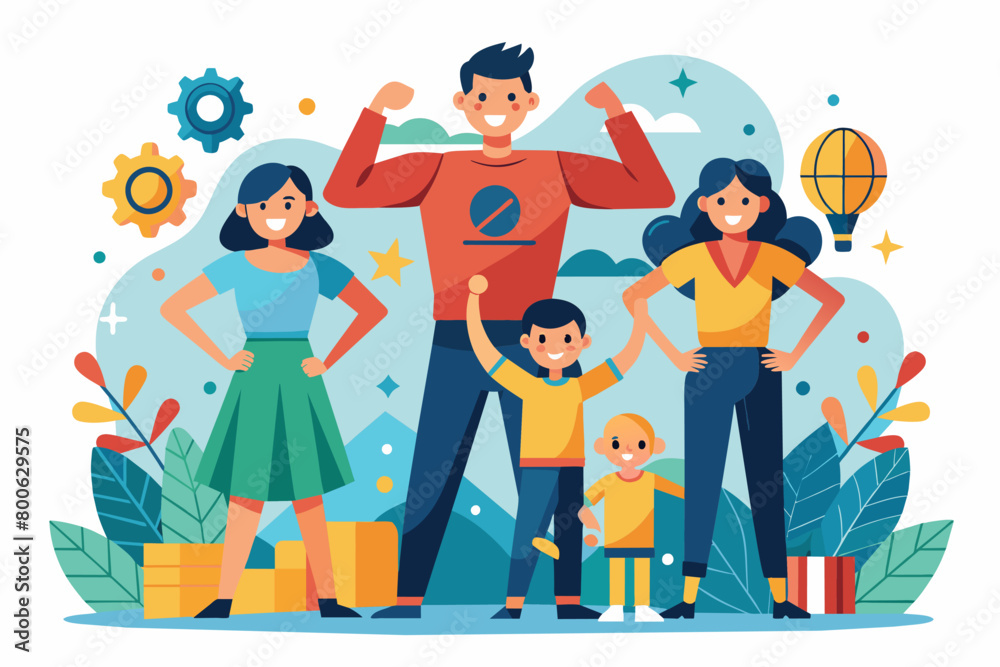 Visualizing the strength and resilience of parental figures Visualizing the strength and resilience of parental figures