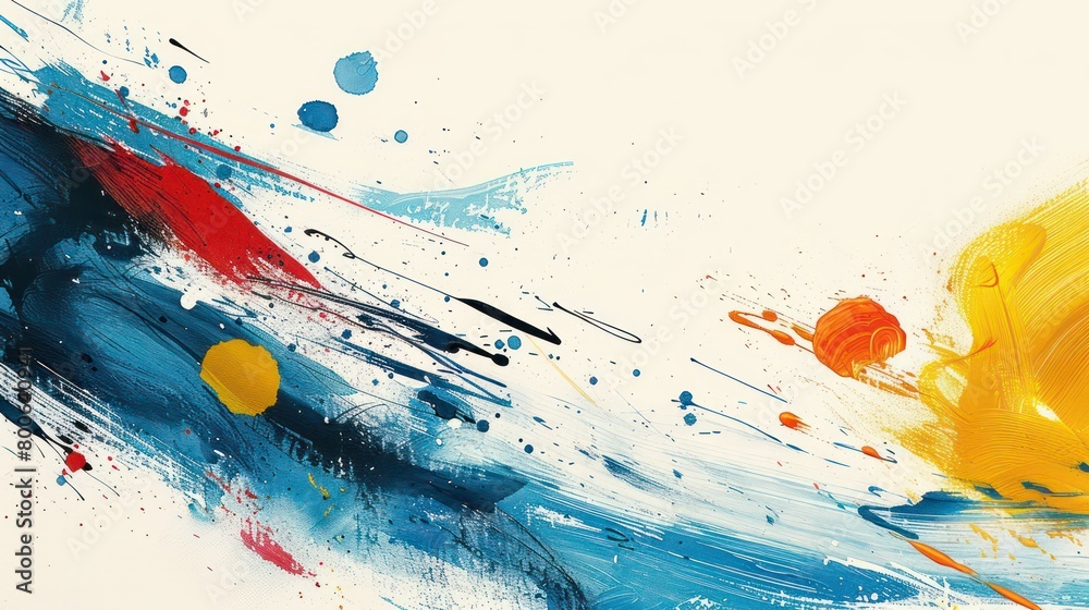 abstract wallpaper illustration with paint bold brushes, good light and predominant bright blue on a white background
abstract wallpaper illustration with paint bold brushes, good light and predominant bright blue on a white background