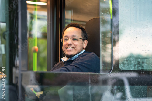 a black bus driver in germany