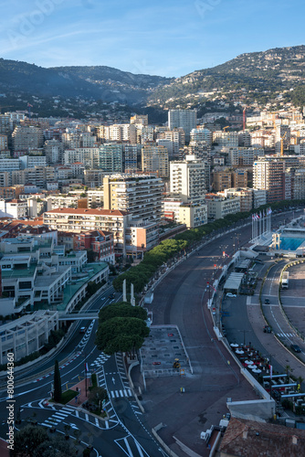 Panoramic view of city of Monte Carlo, Monaco