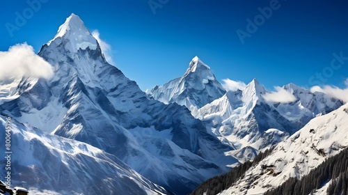 Panoramic view of Mount Matterhorn, Zermatt, Switzerland