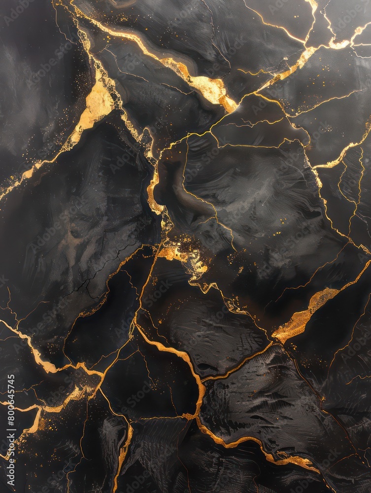 black marble with gold details and texture
black marble with gold details and texture