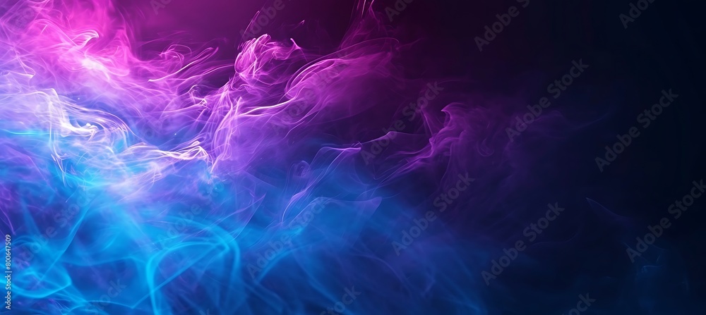 Vibrant Neon Background with Blue and Purple Gradient Colors for Modern Designs and Creative Projects