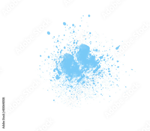 Ink Splashes Collection, Isolated Vector Grunge silhouette, Paint brush strokes and drops texture, Highlight brush strokes is isolated on a white background,