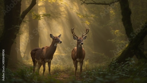 deer in the forest