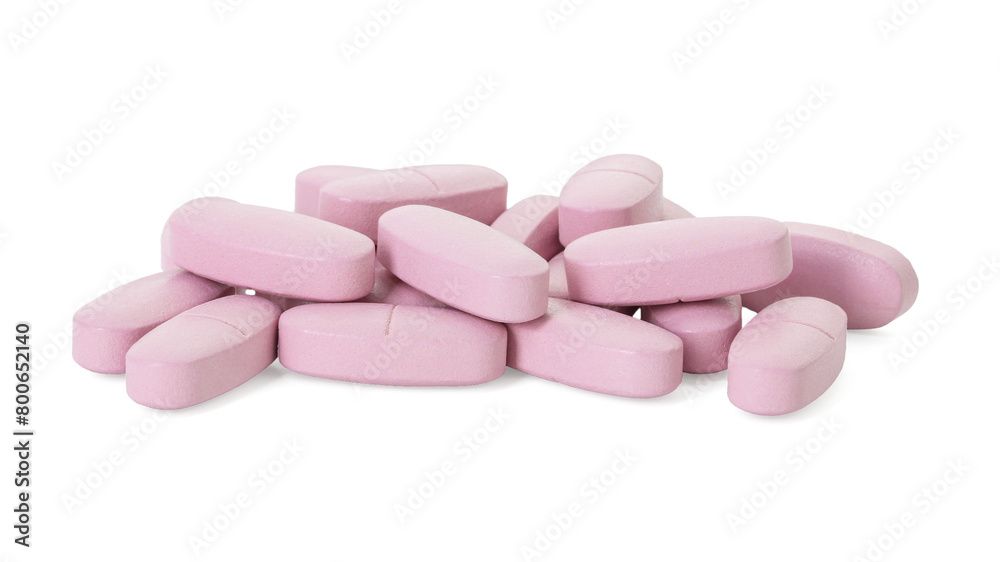 Vitamin pills isolated on white. Health supplement Vitamin pills isolated on white. Health supplement